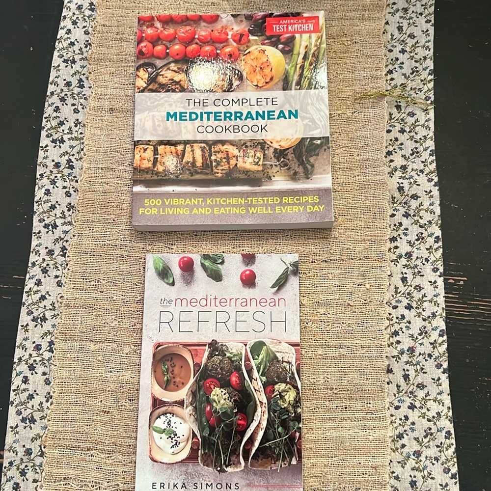 Bundle MEDITERRANEAN cookbooks. NEW  America’s Test Kitchen and Erika Simons
